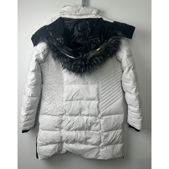 PAJAR CANADA SKYLARK LONG DOWN PARKA INSULATED COAT JACKET SIZE XXL Hood White - Picture 6 of 14